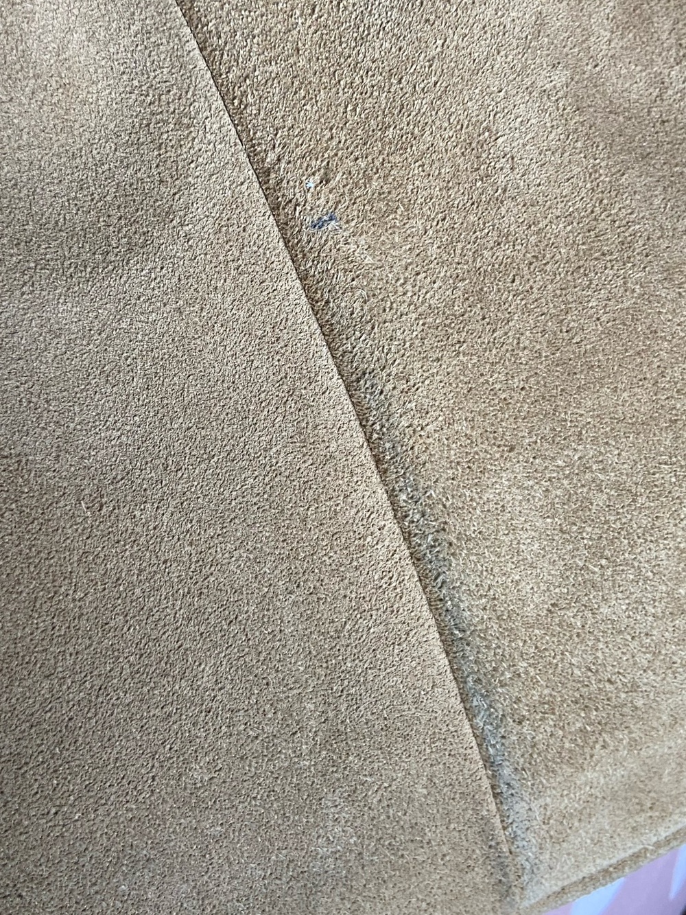 Knot-Detail Suede Shoulder Bag in Tan - Picture 6 of 8